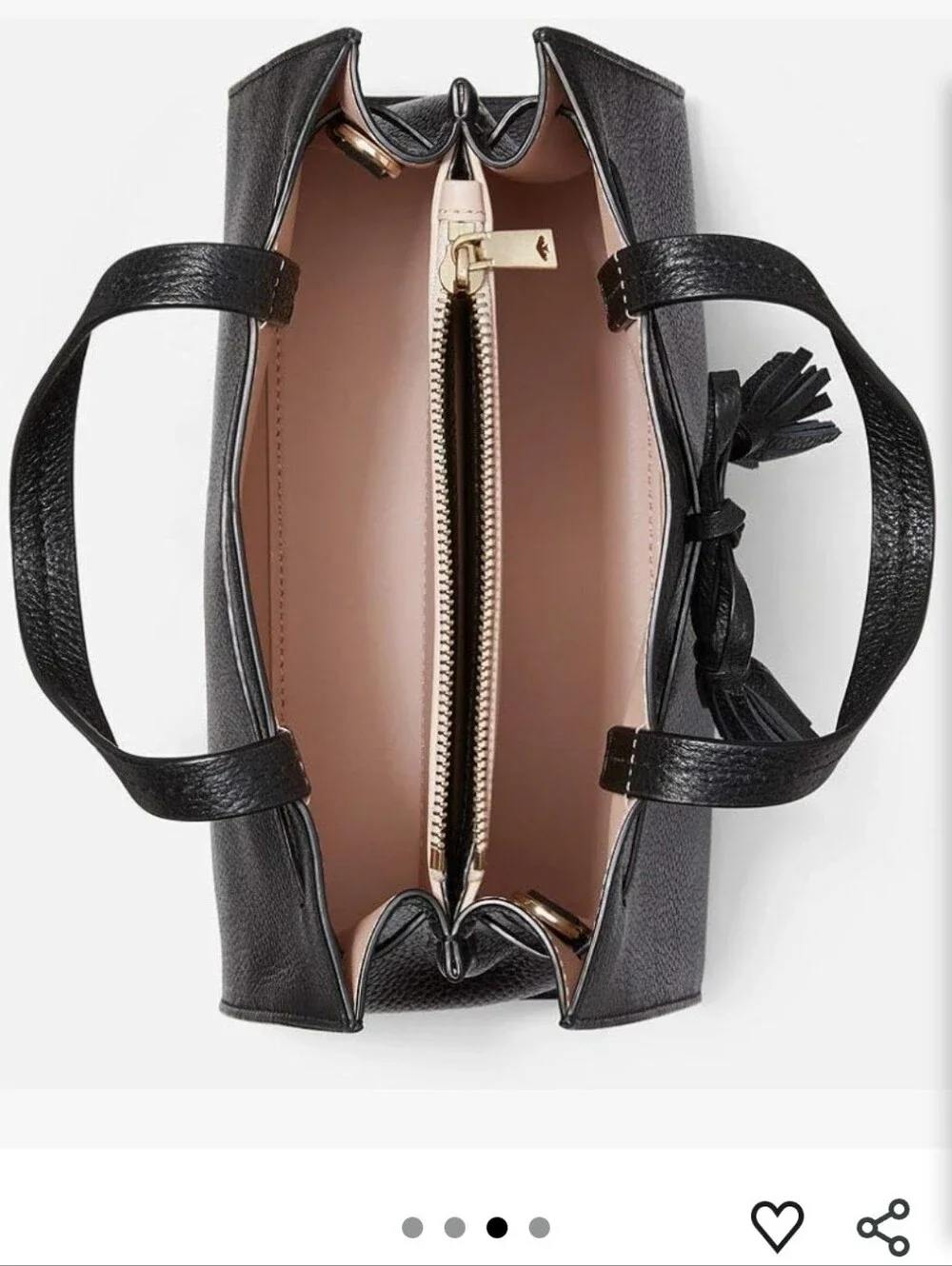 Kate Spade Hayes Street Isobel Small Leather Satchel In Black